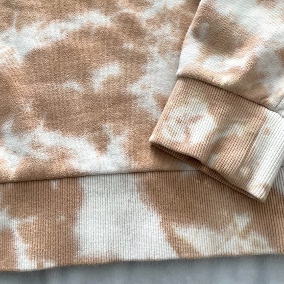 Forever 21 Tan & White/Cream Tie Die Sweatshirt - Picture 3 of 4